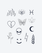 Finger tattoos-Modern Motifs