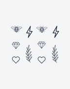 Finger tattoos-Simple Symbols