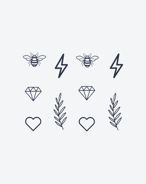 Finger tattoos-Simple Symbols