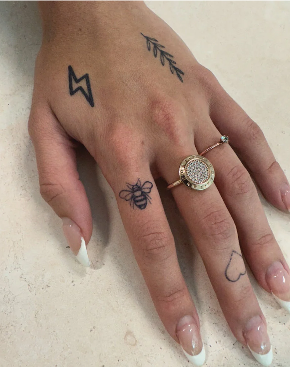 Finger tattoos-Simple Symbols