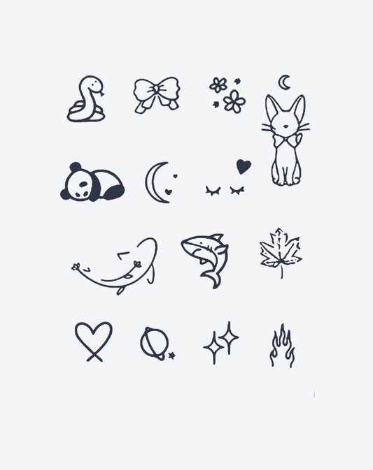Finger tattoos-Whimsical Wonders