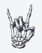 Skull hand