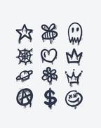 Hand-drawn icons