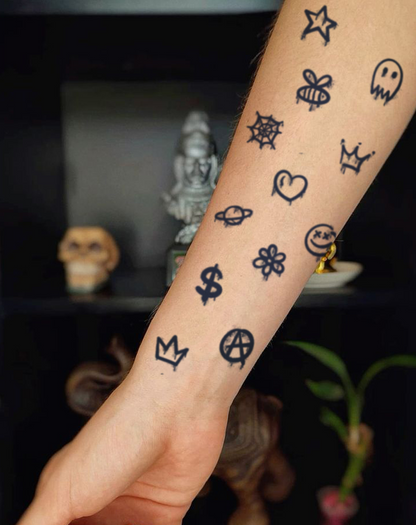 Hand-drawn icons