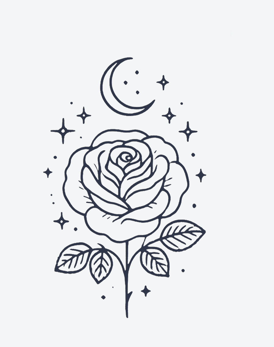 Nighttime roses