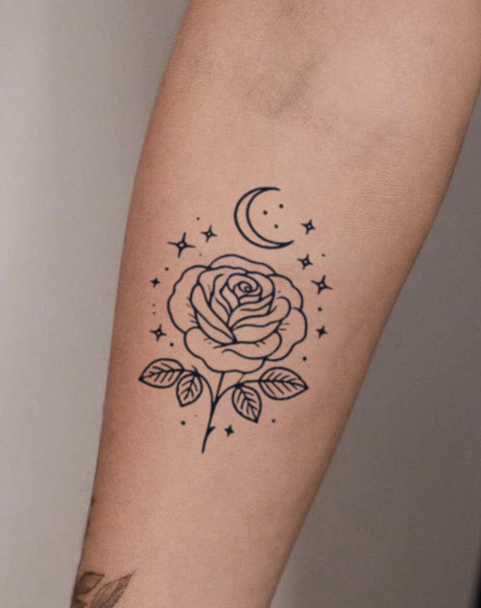 Nighttime roses