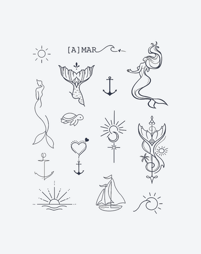 Hand-drawn patterns
