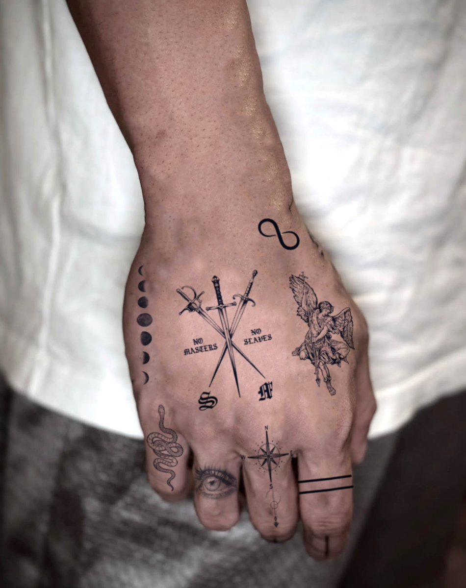 Finger tattoos