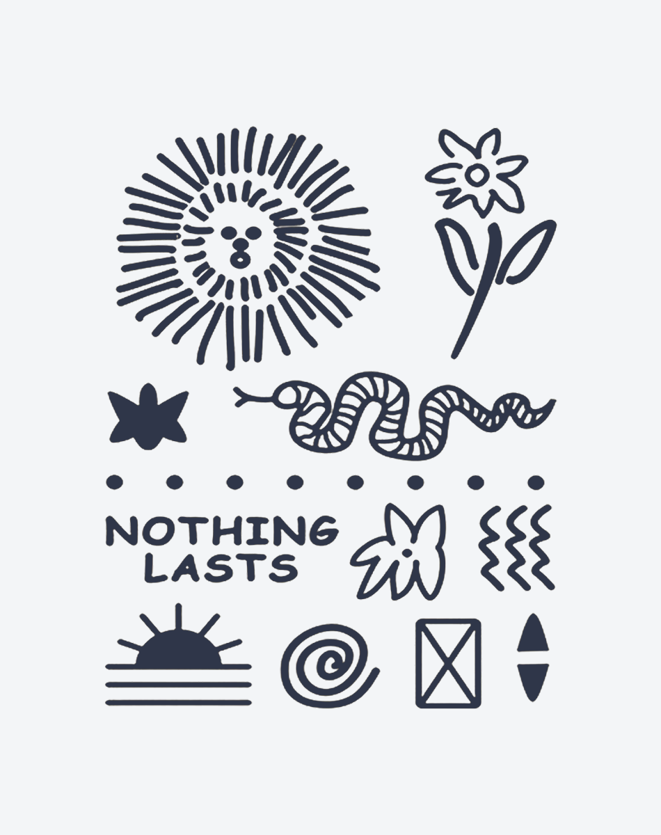 Finger tattoos-Bohemian Symbols