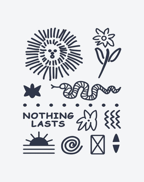Finger tattoos-Bohemian Symbols