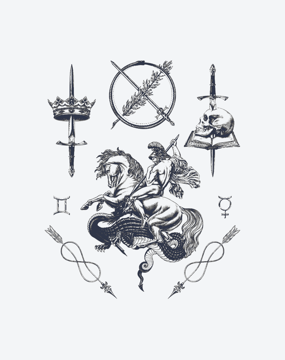 Finger tattoos-Mythic Pantheon