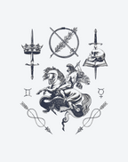 Finger tattoos-Mythic Pantheon