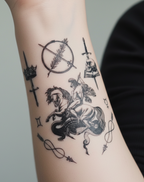 Finger tattoos-Mythic Pantheon
