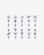 Finger tattoos-Celestial Charms