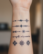 Finger tattoos-Memento Lines