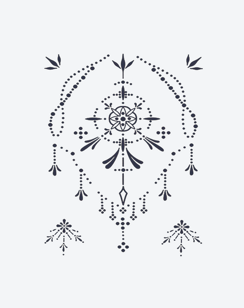 Finger tattoos-Mandala Adornment