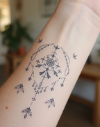 Finger tattoos-Mandala Adornment