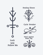 Finger tattoos-Sigil of Empowerment