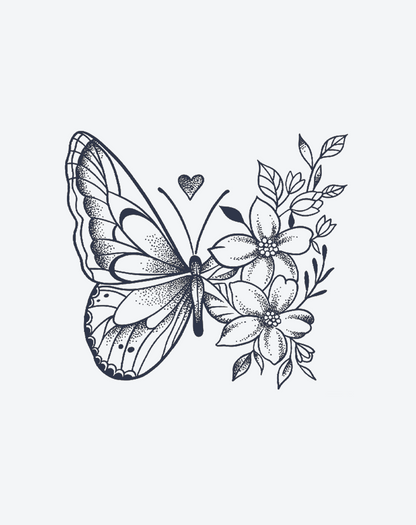 Butterfly and Blossom Love