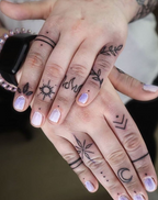 Dainty Temporary Tattoos Fine Line Designs