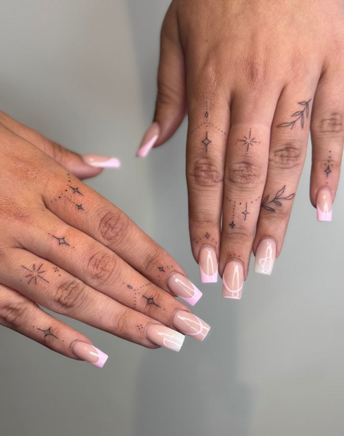 Minimalist Celestial Art | Star & Moon Tattoos