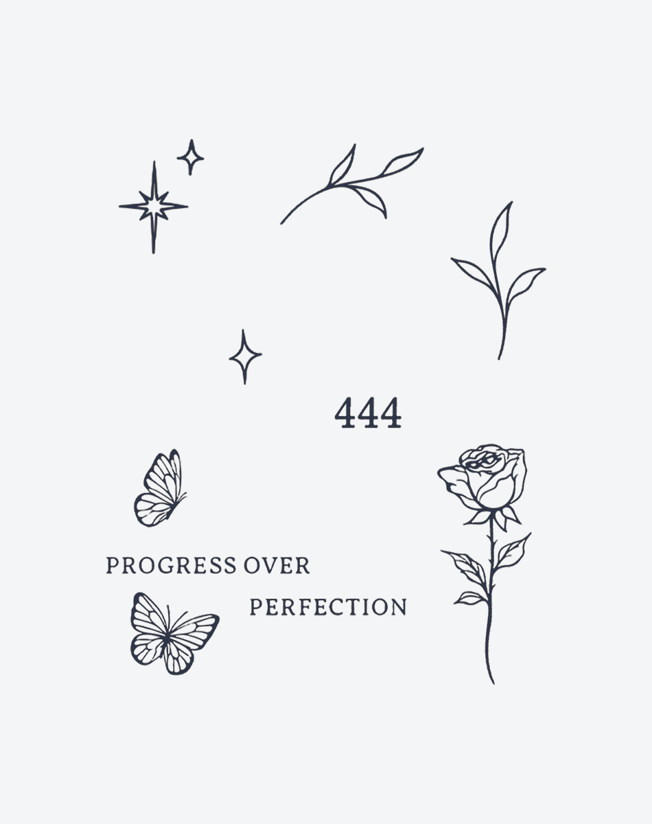 Inspirational Flora & Fauna Temporary Tattoo