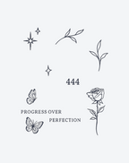 Inspirational Flora & Fauna Temporary Tattoo