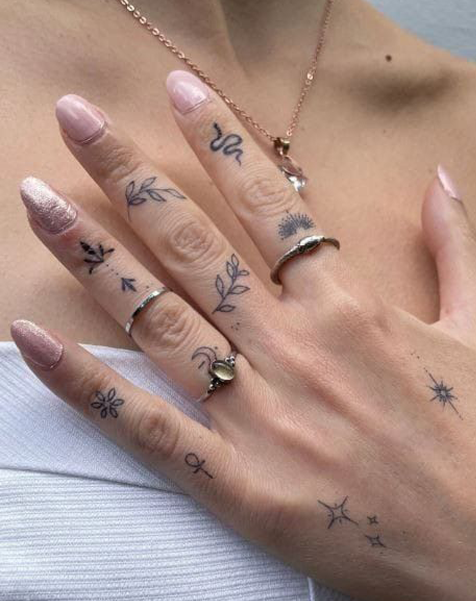 Nature Charms Tattoo | Wisdom & Protection