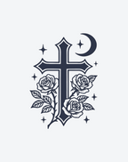 Gothic Rose Cross