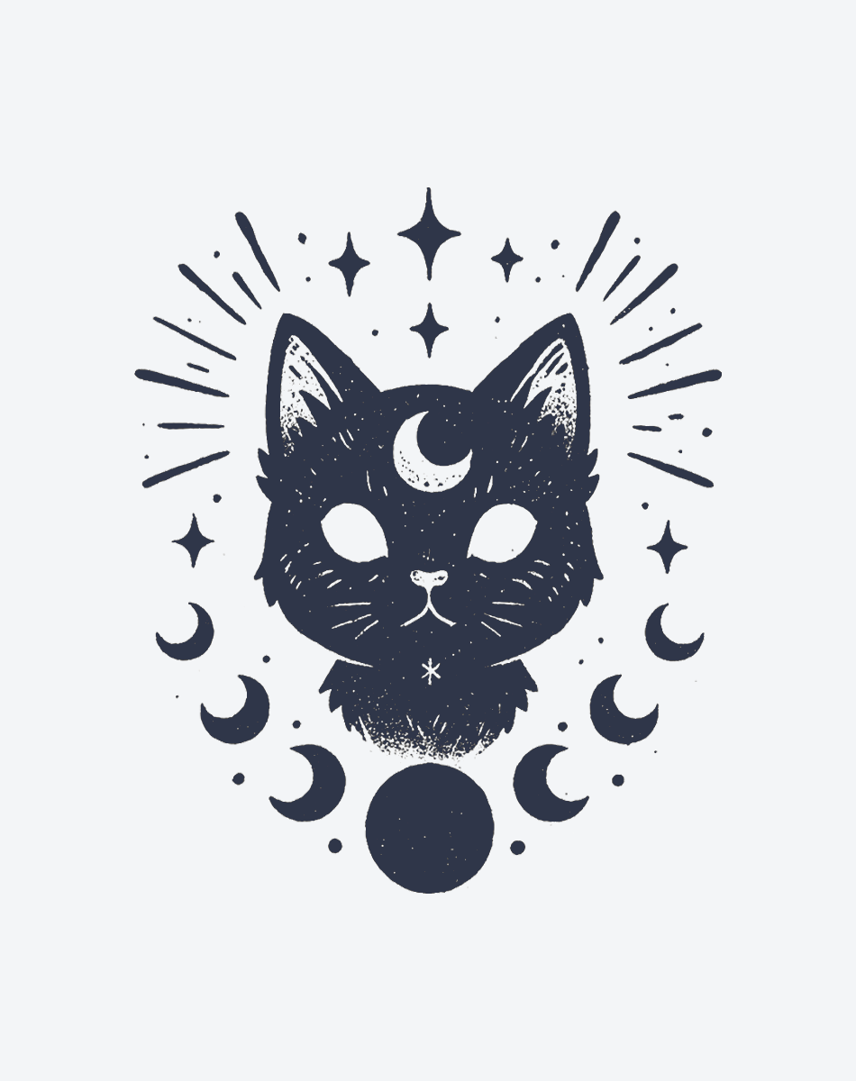 Lunar Cat Charm