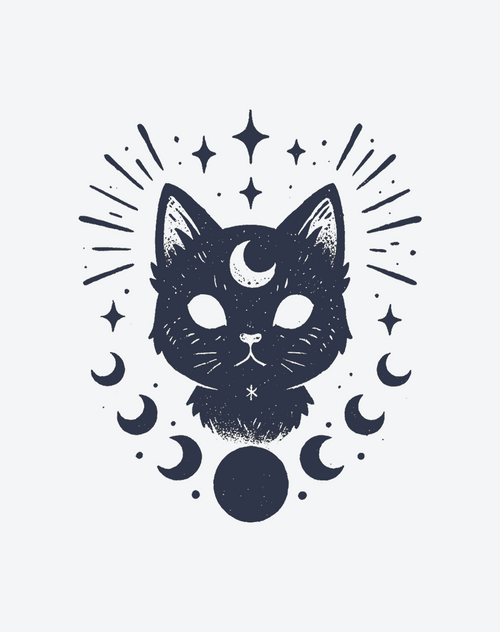 Lunar Cat Charm