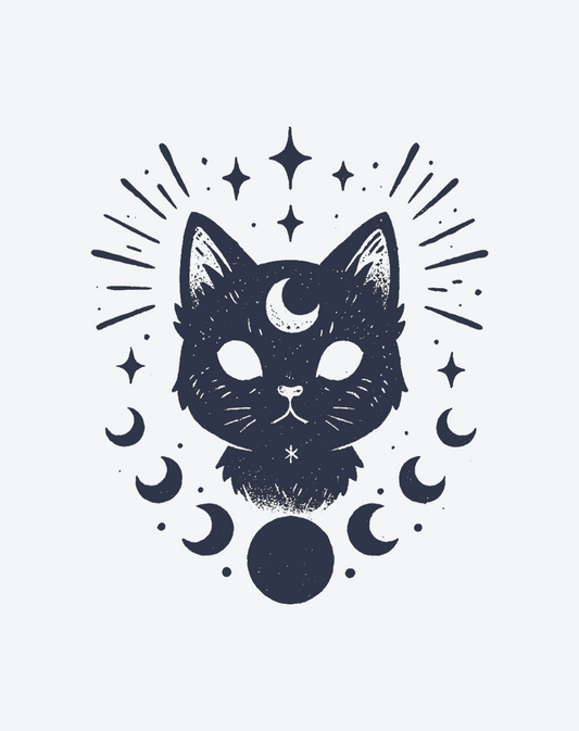 Lunar Cat Charm