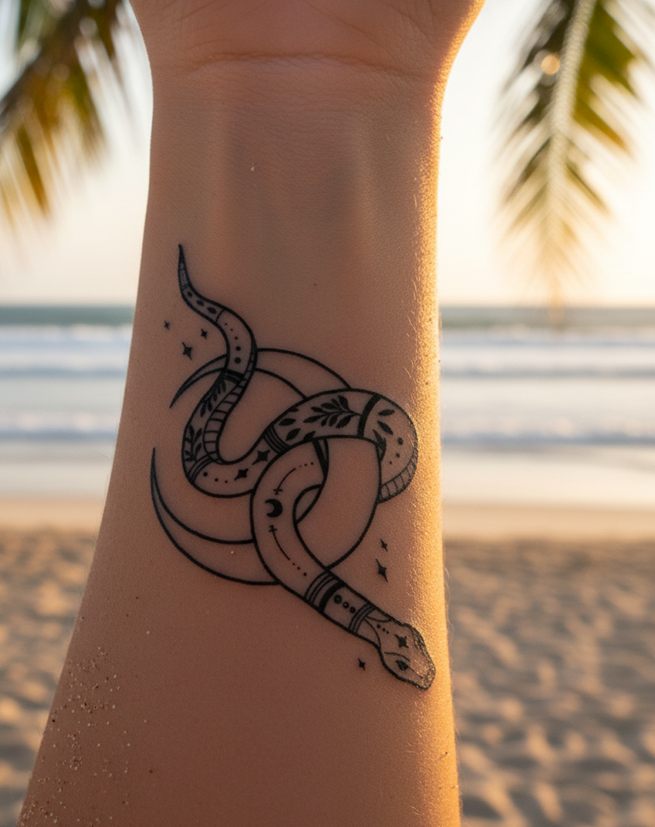 Lunar Serpent Embrace