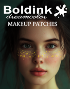 10pcs Gold Snowflake Cosmetic Patches