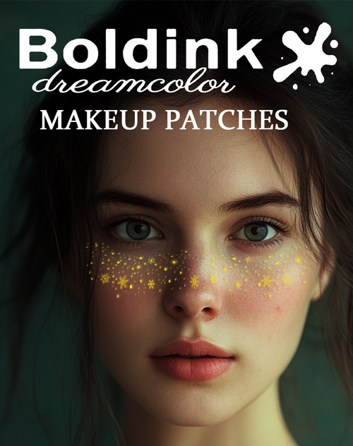 10pcs Gold Snowflake Cosmetic Patches