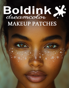 10 Stück silberne Kosmetik-Patches mit Schneeflocken-Motiv