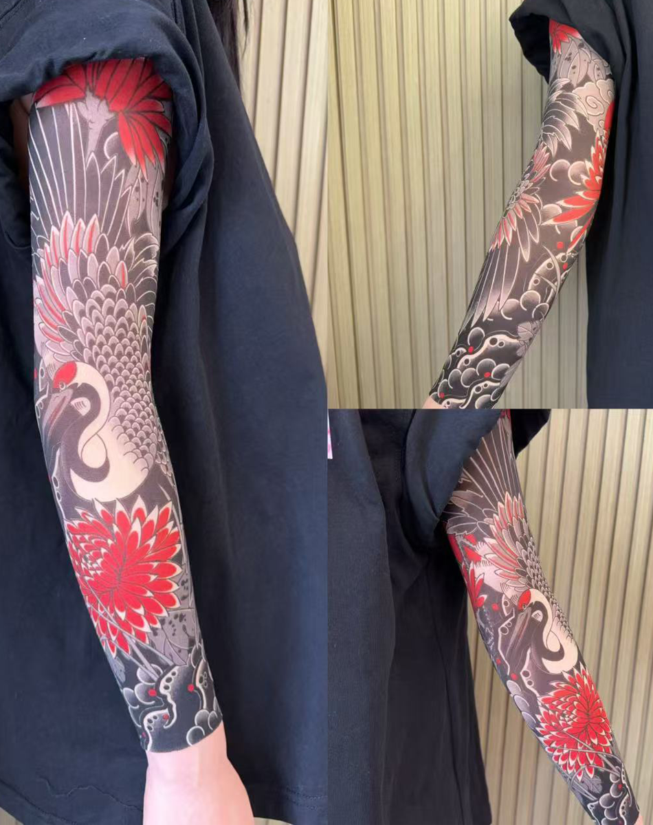 Floral Tattoo Arm Sleeve