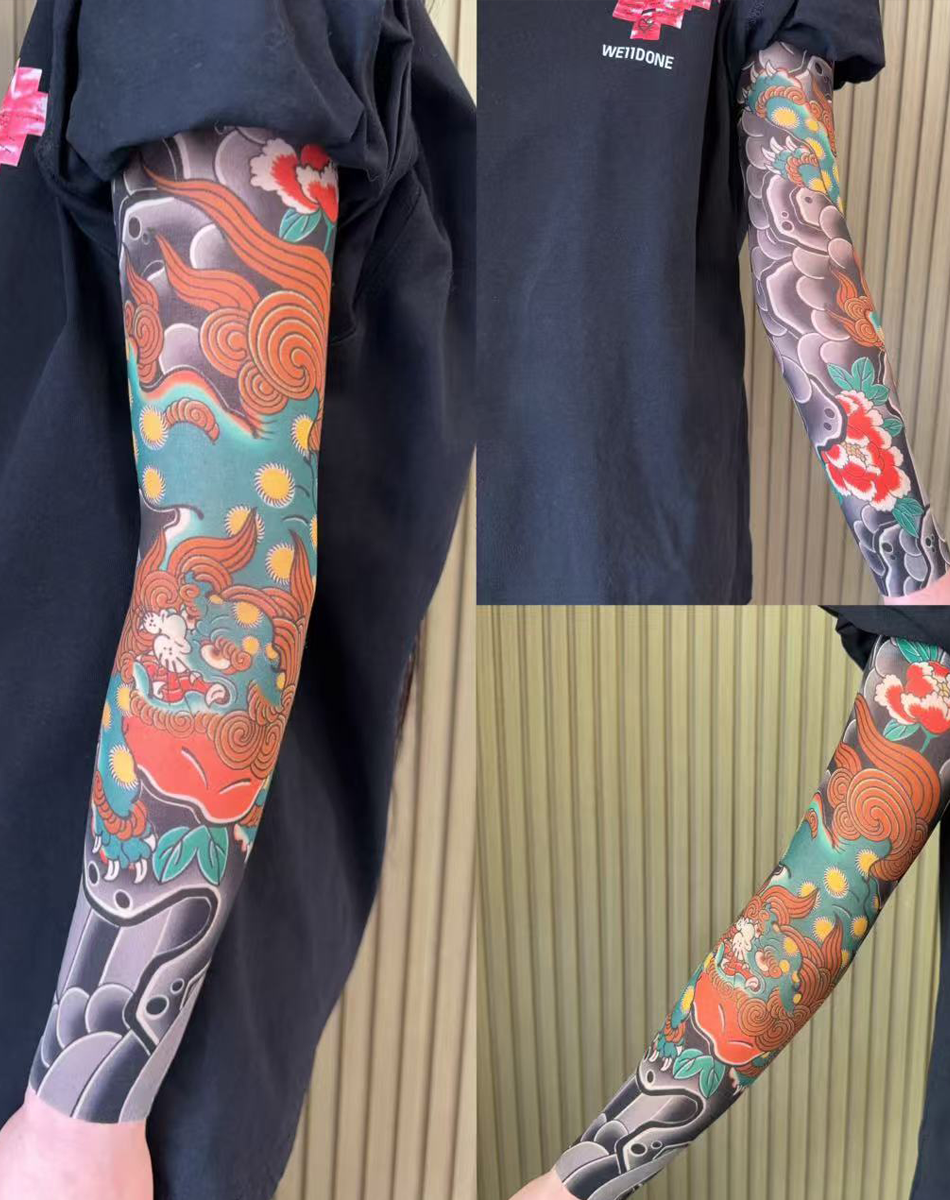 Floral Tattoo Arm Sleeve