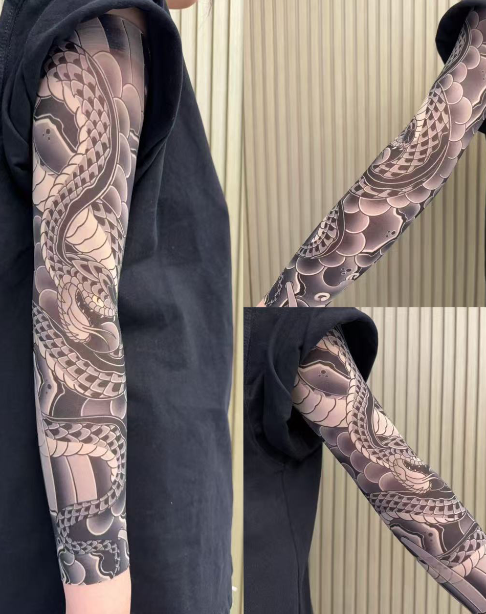 Floral Tattoo Arm Sleeve