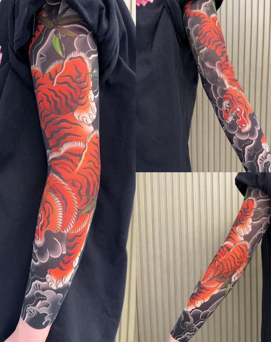 Floral Tattoo Arm Sleeve