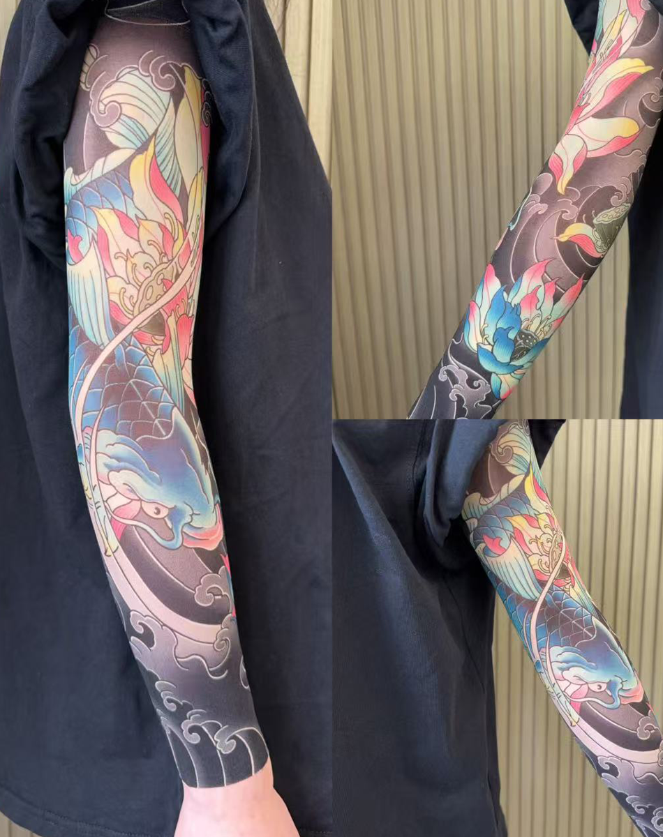 Floral Tattoo Arm Sleeve