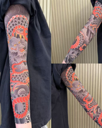 Floral Tattoo Arm Sleeve