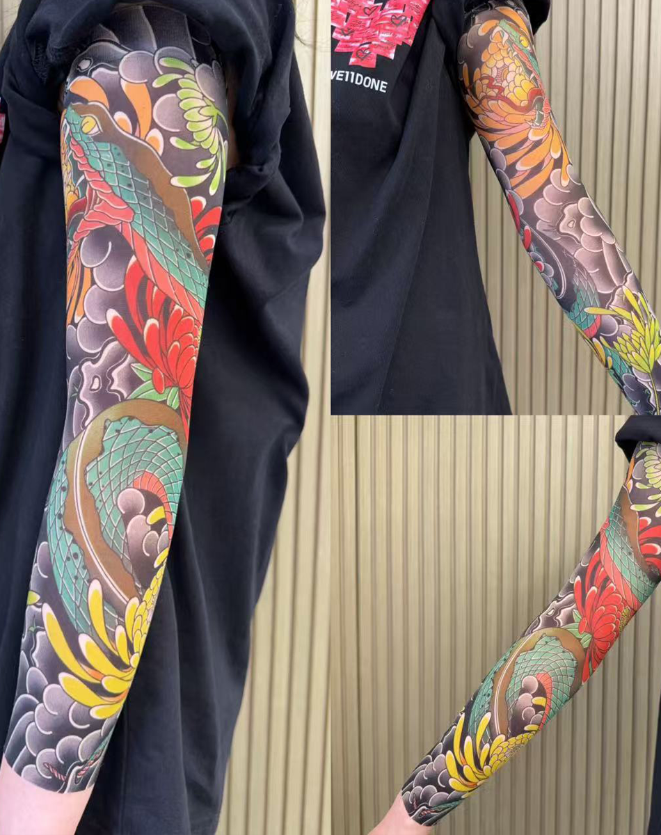 Blumen Tattoo Arm Ärmel