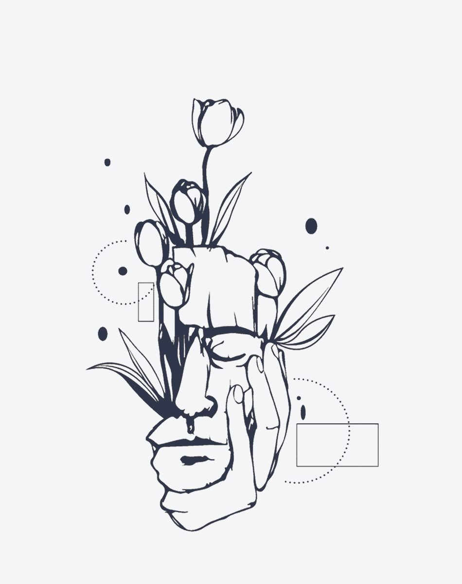 Thinking Face Floral