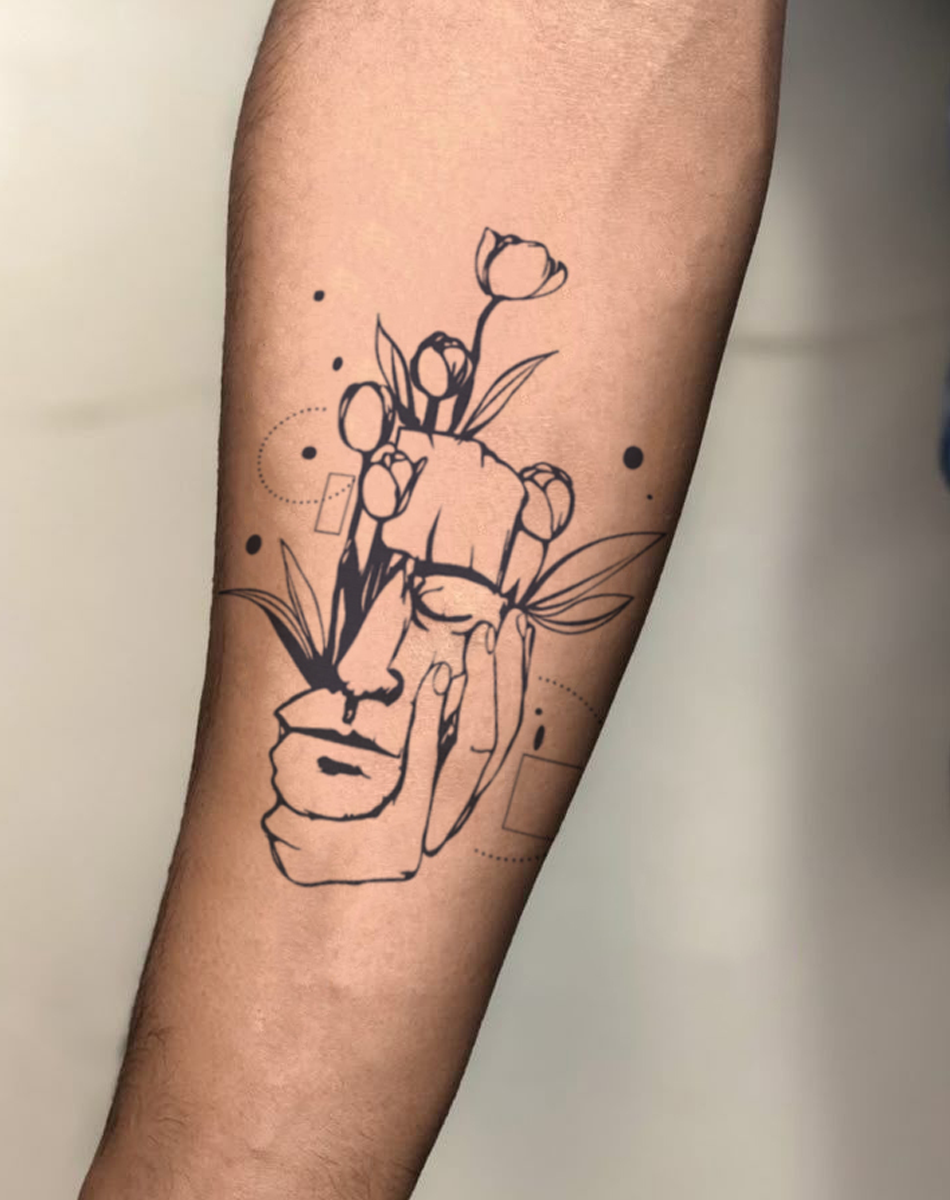 Thinking Face Floral