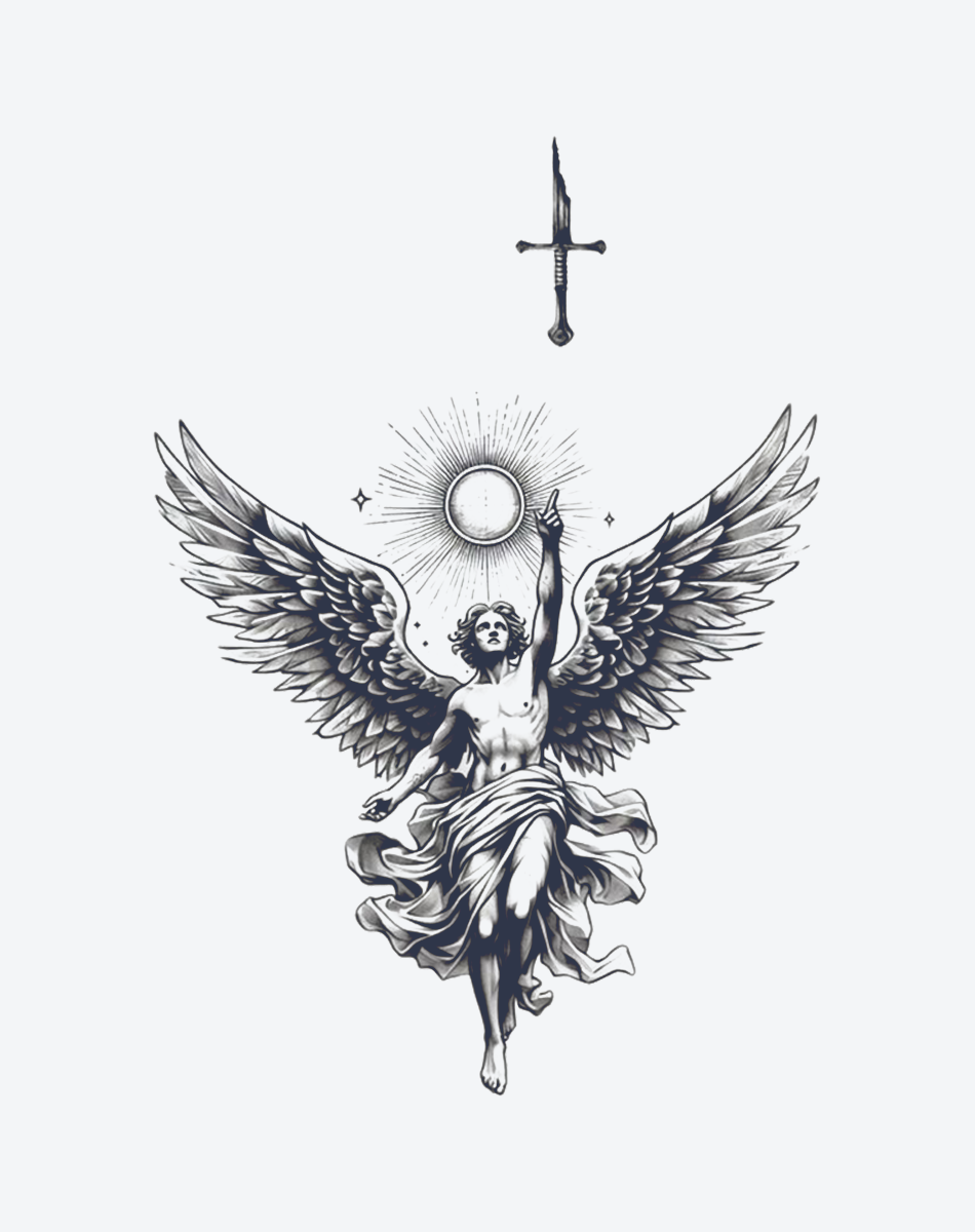 Guardian Angel Sun & Cross