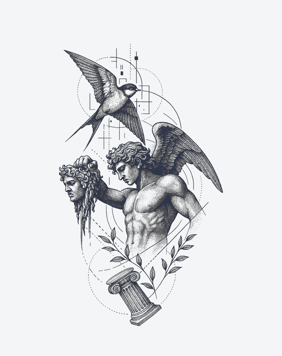 Perseus Medusa Swallow