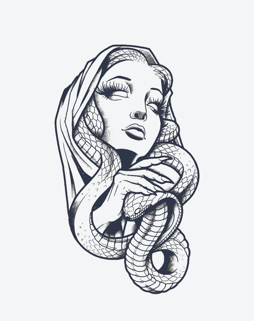Woman & Snake