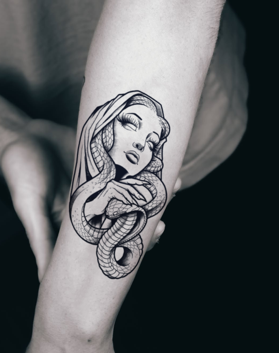 Woman & Snake