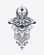 Moth Mandala Moon